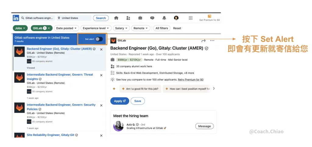 如何開始海外求職的第一步：投石問路累積履歷投遞量與分類職缺——Dream Job、Target 和 Acceptable Image 7